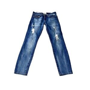 Current Elliot The Stiletto Jeans Womens Distressed Skinny Stretch Mid Rise 24